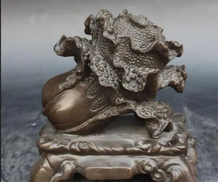 Бесплатная 8 &quotКитайская чисто черная бронзовая фигурка для привлечения