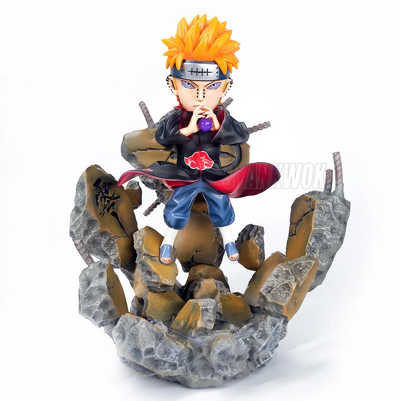 Аниме Naruto Akatsuki Nagato Pain Chibaku Tensei фигурка ПВХ Коллекционная модель игрушки|Игровые