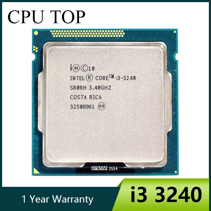 Процессор Intel i3 3240 двухъядерный 3 4 ГГц LGA 1155 Мб кэш памяти|cpu processor|i3 3240core |