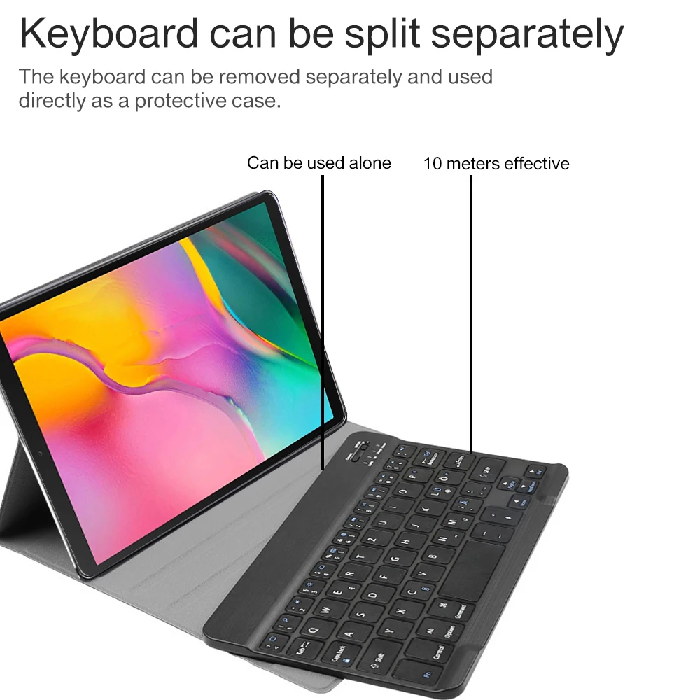 Чехол с немецкой клавиатурой для Samsung Galaxy Tab A 10 1 2019 T510 T515 чехол планшета Съемная