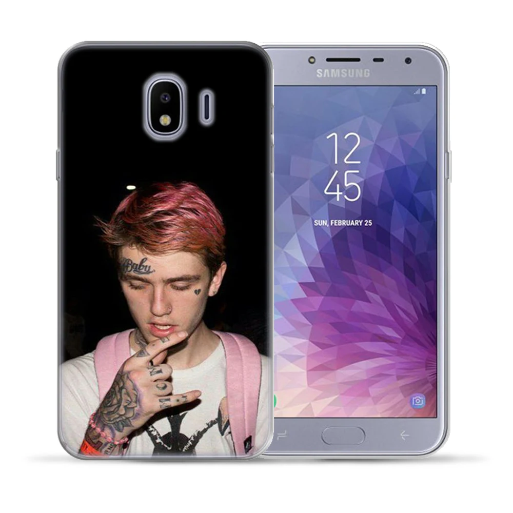 Мягкий ТПУ чехол Rap Lil Peep для Samsung Galaxy J3 J7 J8 J6 J4 Plus 2018 J5 2016 2017 M10 M20 M30 J2 Prime Pro | Мобильные