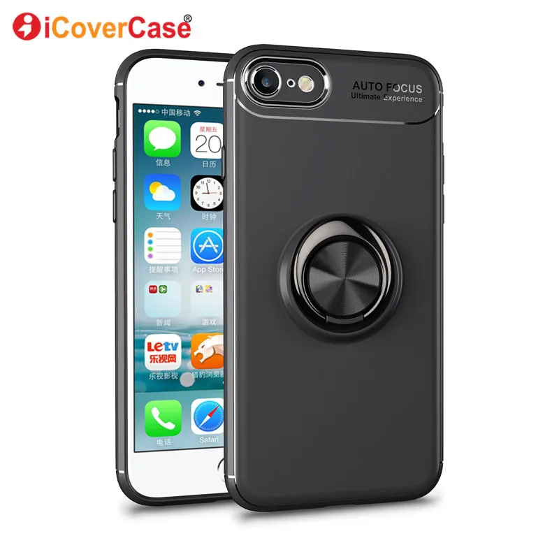 Magnetic Rotating Ring Back Case Bracket For Apple Iphone 7 8 Plus 7Plus Mobile Stand Car Phone Holder Cover Iphone7 8P |
