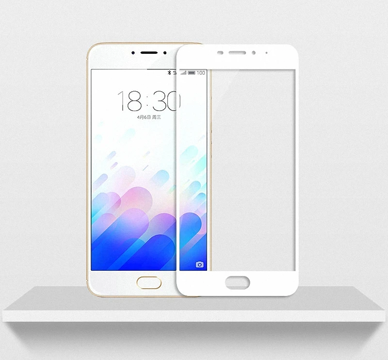 Для Meizu M5 M5s Meilan 5 5S 9H 2.5D полное покрытие Закаленное стекло Защитная пленка для