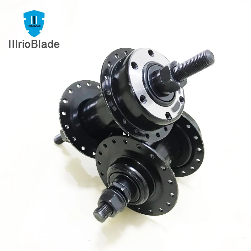 Втулки для велосипеда Дисковая карта из сплава алюминия TrioBlade черного