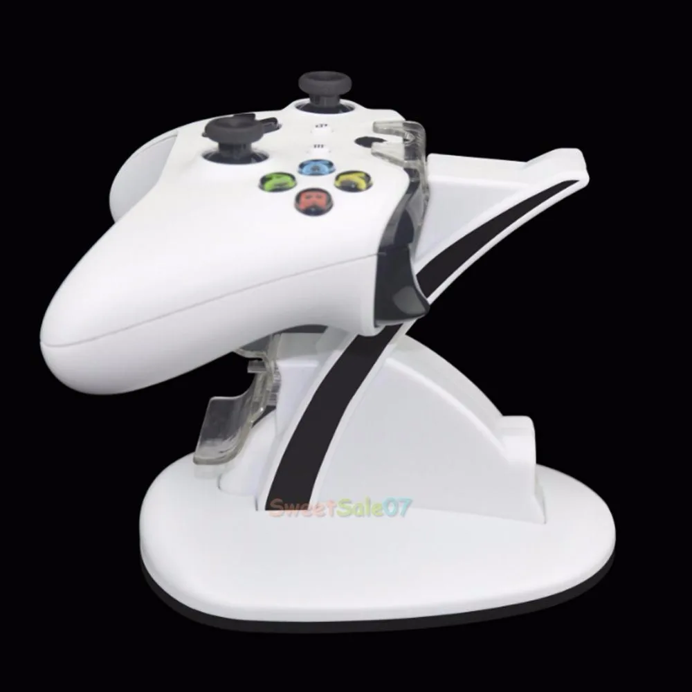 Микро USB двойной док-станция Подставка держатель для Xbox One тонкий Геймпад