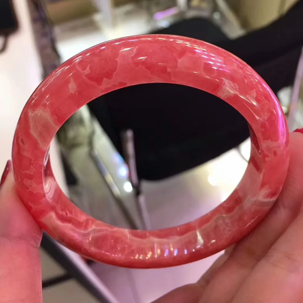 Высокое качество натуральный Родохрозит драгоценный камень женские браслеты