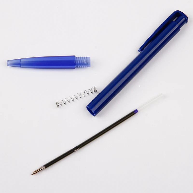 

Deli 1pcs Ballpoint Pen 0.7mm Bullet Head Design Press Stretchy Ball Point Pens Smooth Writing School and Office Pen Supplies