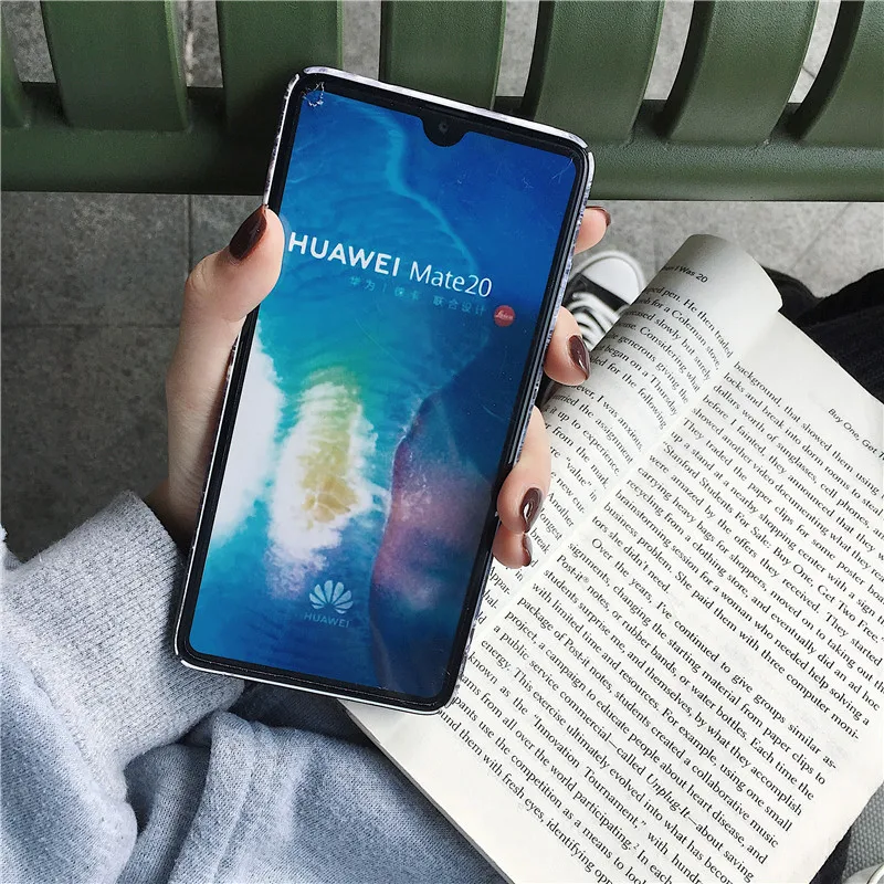 Ourdeals PC водорастворимые наклейки простой воды пульсация Телефон чехол для Huawei Honor