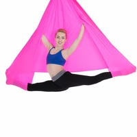 aerial flying yoga hammock anti gravity yoga swing belts yoga fabric training equipment for pilates body shaping 5 meter