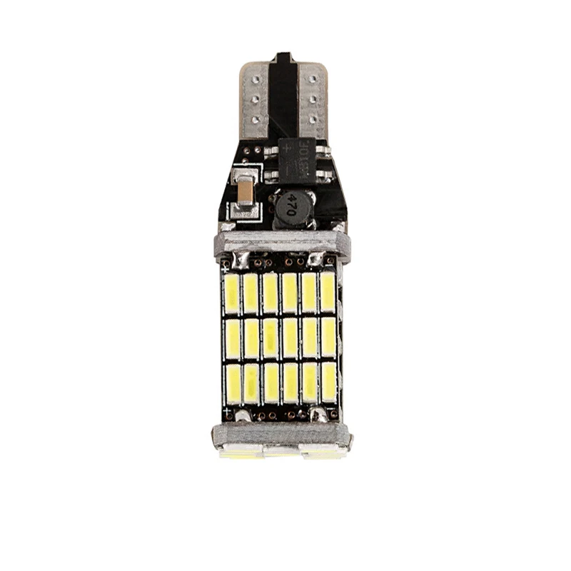 2 шт. Canbus Error Free 921 912 T10 T15 SMD 4014 45smd чипсеты светодиодный лампы для резервные фары заднего хода автомобиля
