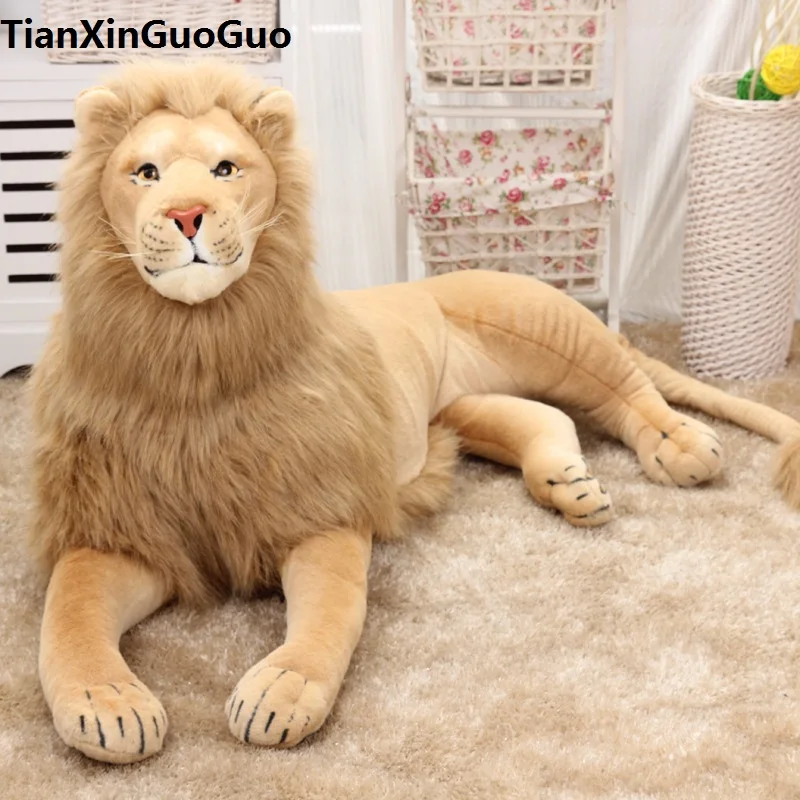 Игрушка плюшевая в виде льва 130 см w2967|birthday gift|lion plush toyplush toys |