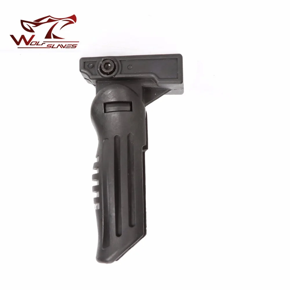 New Hand Grip Hunting Small Folding Accessories for Nerf Toy G un With Guide Rail Military Tactical Grips | Спорт и развлечения