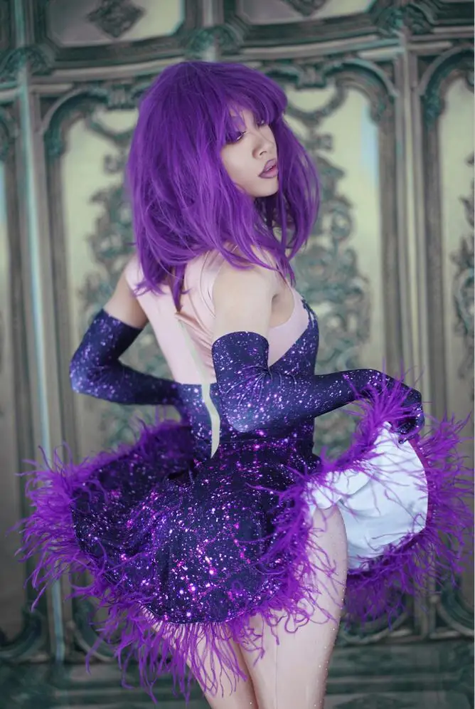 

New Nightclub Sexy Women Singers Dj Women Dancer Costumes Dress Party Long Sequin One Piece Dress DS Slim Women Nightclub Dress