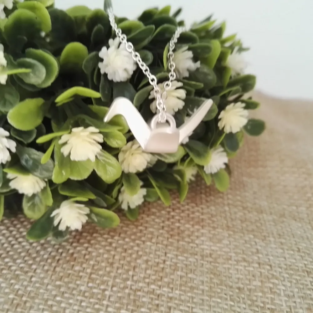 Милое ожерелье-журавль оригами подвеска-журавль в сложенном виде символ любви