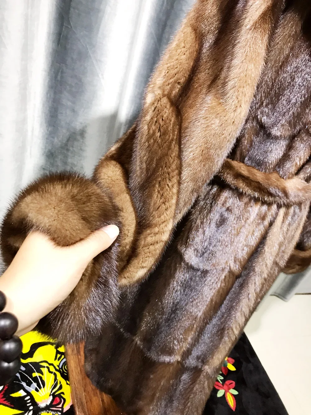 Tatyana Furclub норковая шуба X-Long Robe полный натуральный мех норки Мода тонкий мех Пелт пояса для пальто Роскошные женские норковые шубы