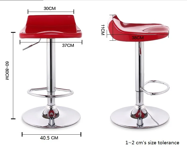 Популярная американская и Европейская Лифт бар стулья Пластик ABS сиденье стула