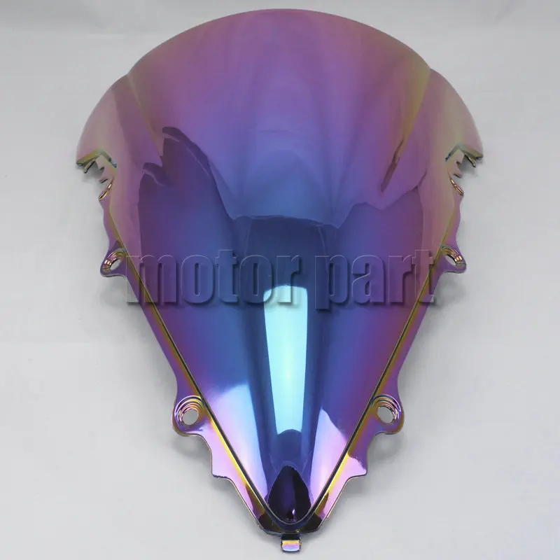 Dark Iridium Мотоциклетные ветровое стекло экраны для 2003 2004 2005 04 05 Yamaha YZF R6 2006 2007 2008 2009 R6S YZF-R6 600 S цвет синий, черный; большие размеры - Цвет: Dark Iridium