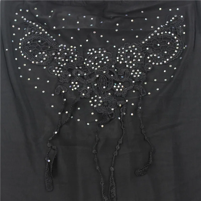 Girls Hijab Kids Muslim Beautiful Embroidery Hijab Islamic Fashion Scarf Shawls Flower Pattern about 45cm