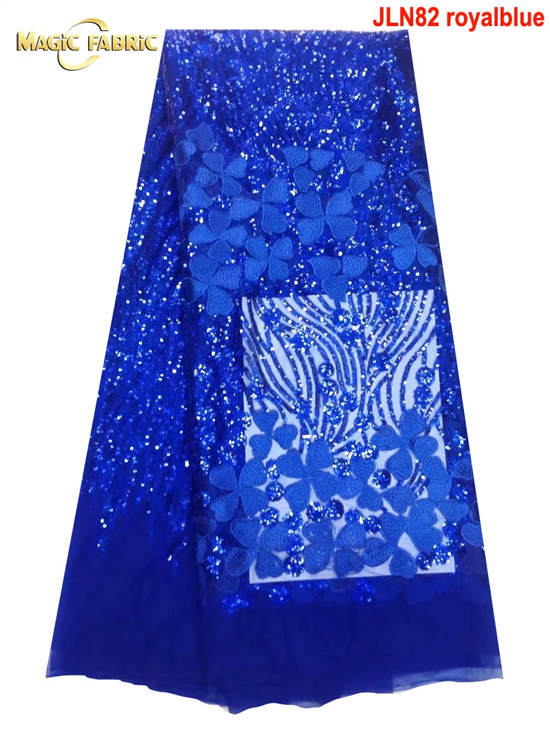 

Hot sale!!! Latest african laces fabric 2017 fashion party dress african french lace fabric With Sequin for wedding dres JLN81