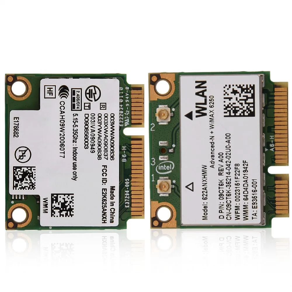 2,4G и 5G Двухдиапазонная сетевая карта Mini PCI-E wifi беспроводная карта для Intel 6250 WiMax для DELL Asus Toshiba сетевые карты
