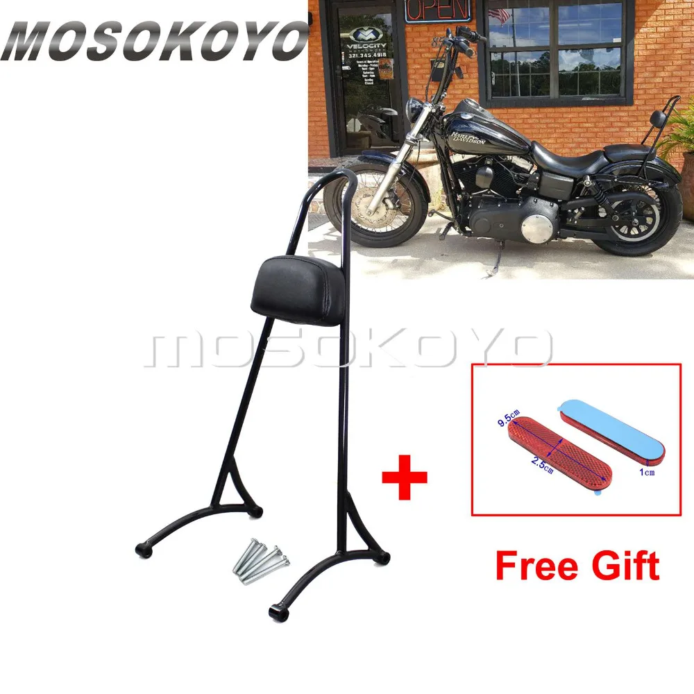 Черный мотоцикл 20 &quotвысокий Sissy бар спинка для Harley Sportster XL 883 1200 2004 2017 Съемная