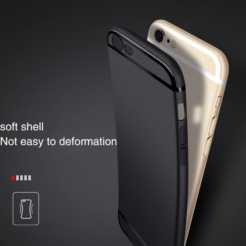 VOVTA Ultra Thin Phone Case for iPhone 6 6s Cases Plus Luxury TPU Plastic Cover For iphone 7 8 SE 5 5s |