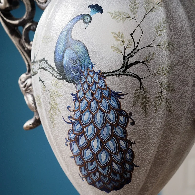 Большая европейская ваза с двумя ушами ТВ-ковчег набор для гостиной в