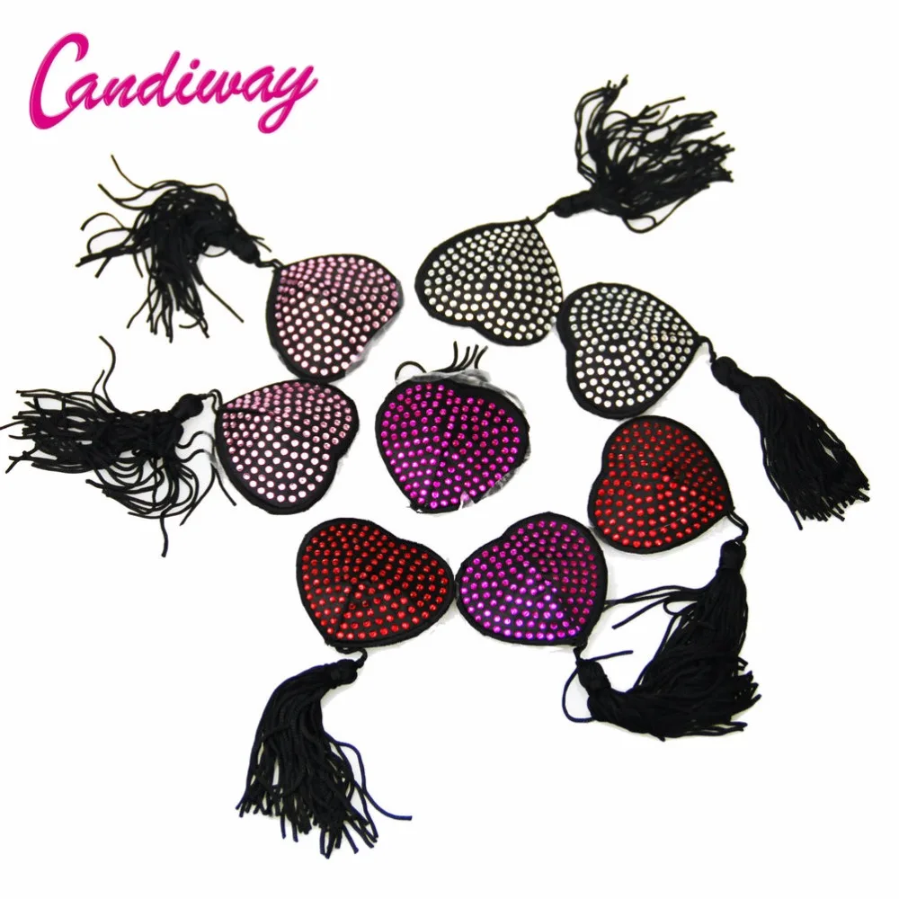 Бюстгальтер силиконовый клейкий многоразовый с сердечками и лепестками|nipple cover