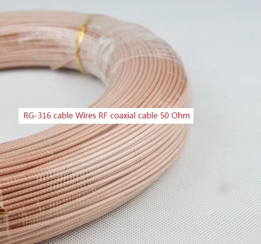 10 метров 30 футов DIY RG316 RG 316 кабельные провода RF коаксиальный кабель 50 Ом SMA PTFE