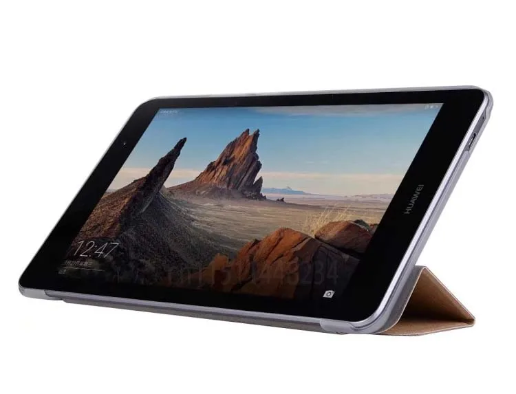 Тонкий чехол из искусственной кожи для Huawei MediaPad T3 8 0 &quotKOB L09 откидная крышка с