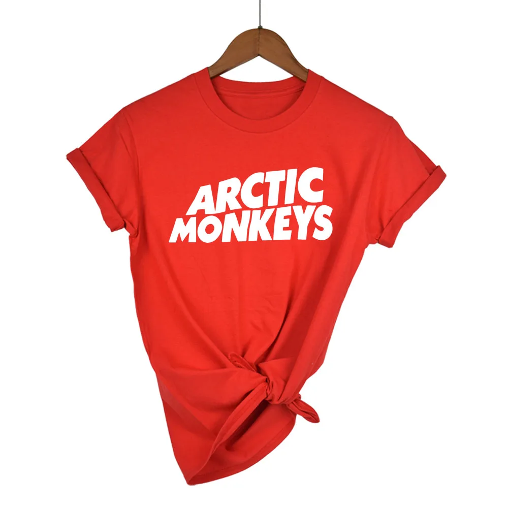 Arctic Monkeys звуковая волна Футболка Топ рок группа концертная-альбом Высокая футболка тенниска майка более размеры и 13 цветов - Цвет: red