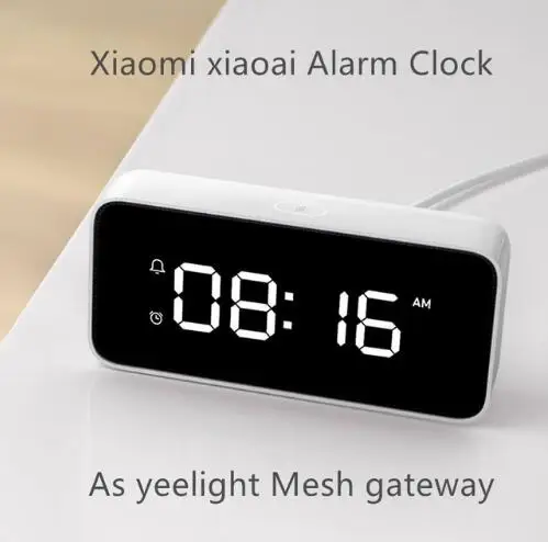 xiaoai smart clock В комплекте распродажа новейший Xiao mi jia Yeelight Bluetooth сетчатая версия умный прожектор работает с yeelight шлюзом для mi home app - Цвет: xiaoai smart clock