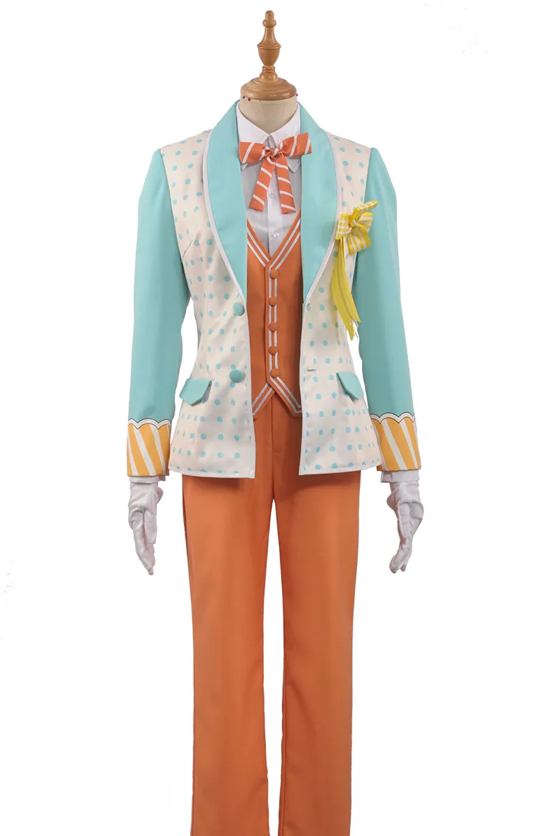 MaleShinomiyaNatsuki Uta No Prince Sama сладкий кафе Live Aijima Cecil Syo Jinguji Ren Tokiya Natsuki Masato Ittoki Otoya сценический модный костюм для косплея - Цвет: MaleShinomiyaNatsuki