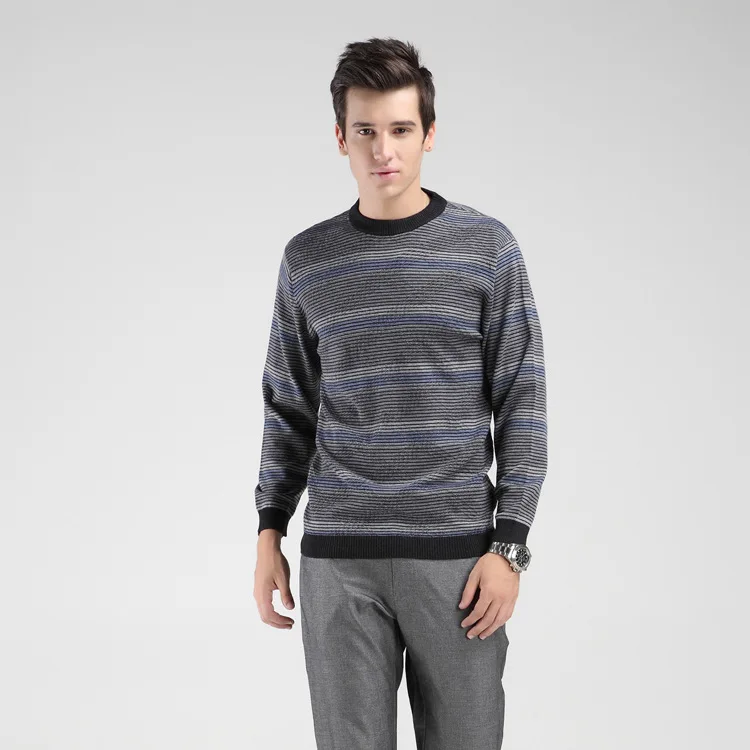Для мужчин 2019 осень и зима толстый свитер круглый средства ухода за кожей шеи