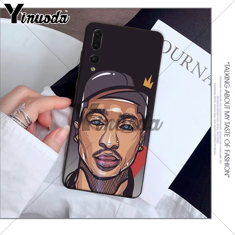 Yinuoda 2Pac Tupac Amaru Shakur чехол для телефона Huawei P10 plus 20 pro P20 lite mate9 10 honor view10 мобильные