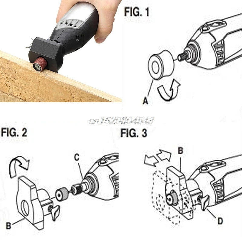 

New Universal Drill Locator Positioner Carving Polishing Grindering Rotary Hand Tools R06 Whosale&DropShip