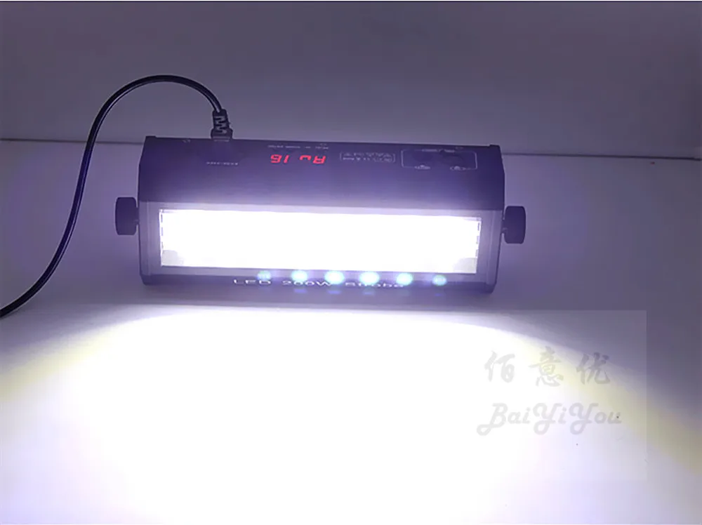 1 шт./лот KingKong 8 шт 20 Вт белый Цвет Led 200W мерцающий светильник для вечерние диско