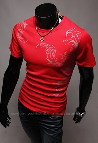 Мужская футболка с принтом Zogaa повседневная хлопковая Футболка в классическом