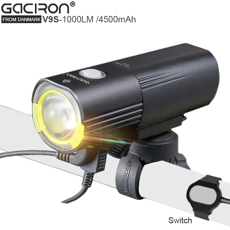 Gaciron V9S USB Велосипедный Спорт Cree L2 лампа велосипед светодиодный свет Портативный