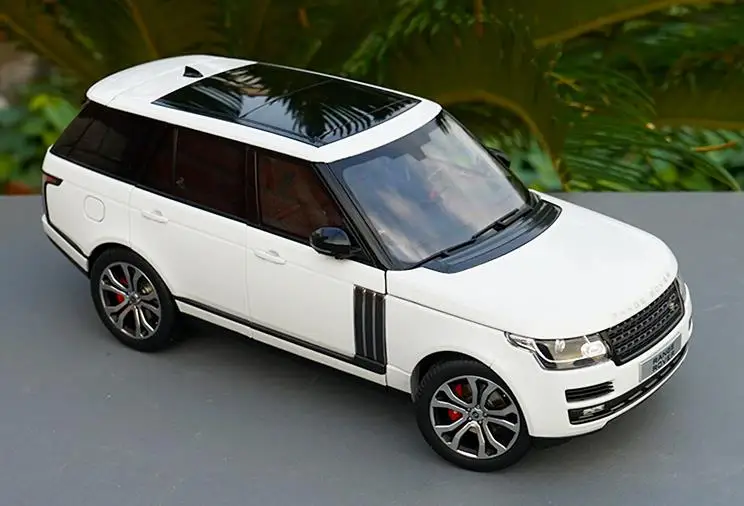 1:18 передовая игрушечная машинка из сплава, высокая имитация RANGE ROVER SUV, Коллекционная модель литой металлической модели игрушечного автомобиля