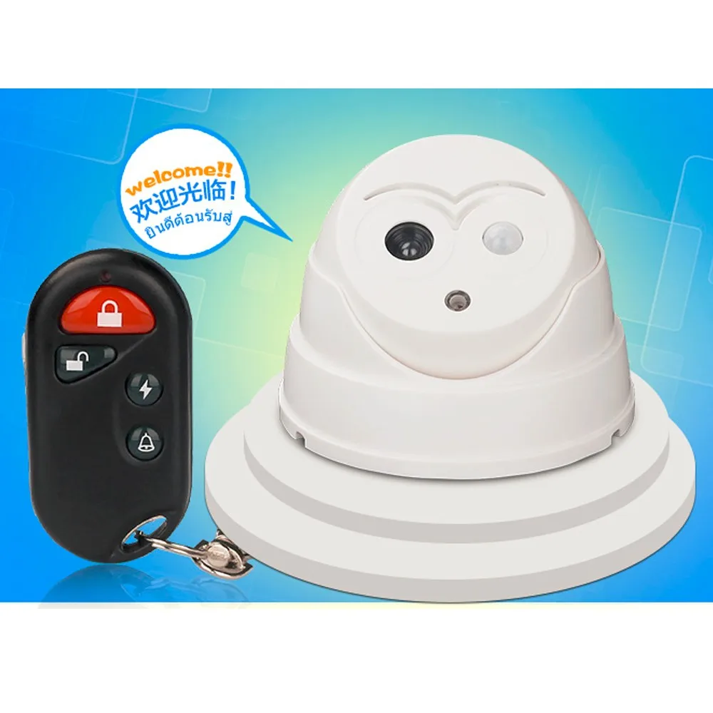 Добро пожаловать Сигнализация Беспроводной Дверной Звонок Детектор PIR с пульта