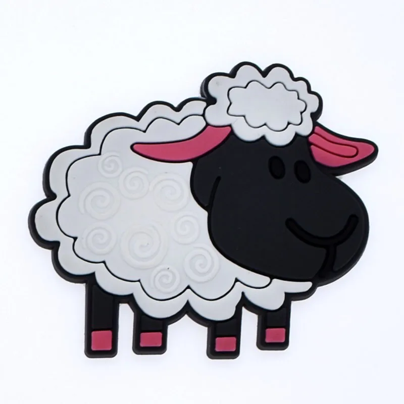 Sheep Белая доска наклейка Зодиак украшение дома мультфильм дети подарки 1 шт. магниты на холодильник силиконовые животные Популярные магниты на холодильник - Цвет: Sheep