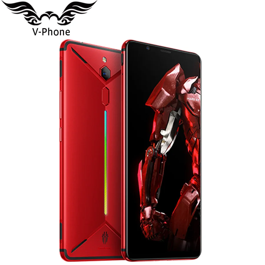 6 дюймов для телефона с мотивами игр бренд zte Nubia красный Магия Марс 8 ГБ 128 мобильный телефон Snapdragon 845 Octa Core отпечатков пальцев Android 9 чехол для телефона