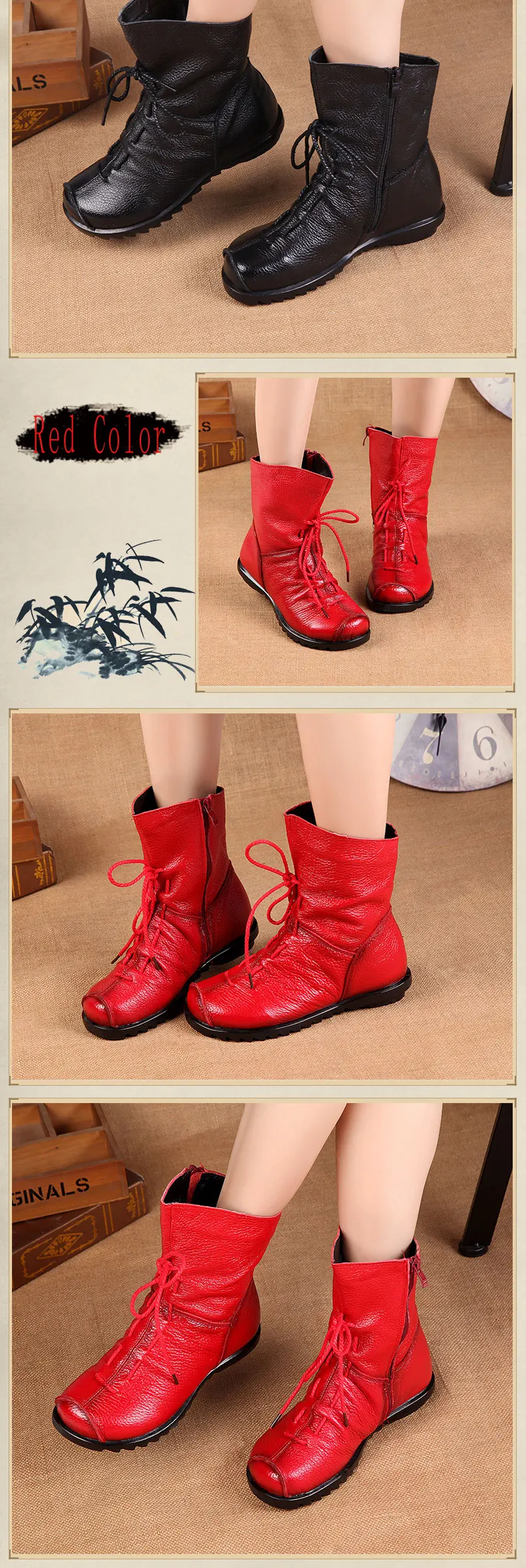Xiuteng/; высокое качество; Mujer Chaussure; женские ботинки из натуральной кожи; повседневные женские Ботинки Martin; летние ботинки на плоской подошве; большие размеры