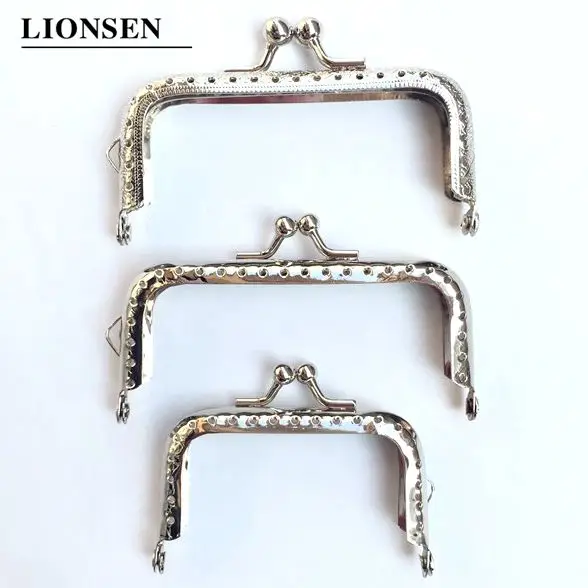 LIONSEN 6 5 см 8 квадратная Серебряная модель аксессуары для сумок и клатчей замок с