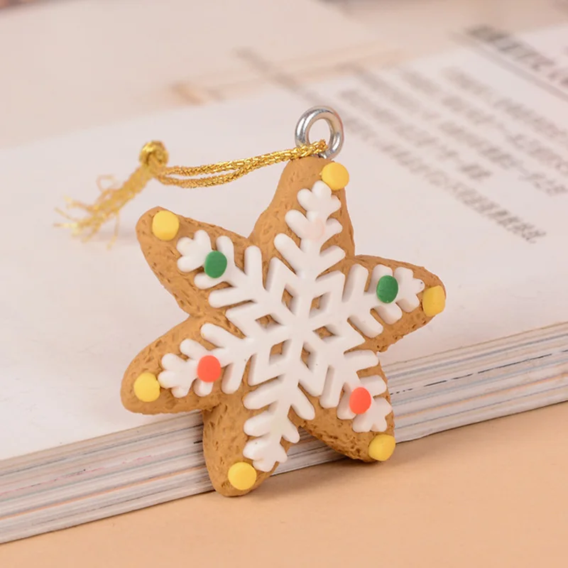 6 стилей/набор подвеска в виде оленя снеговика рождественская елка