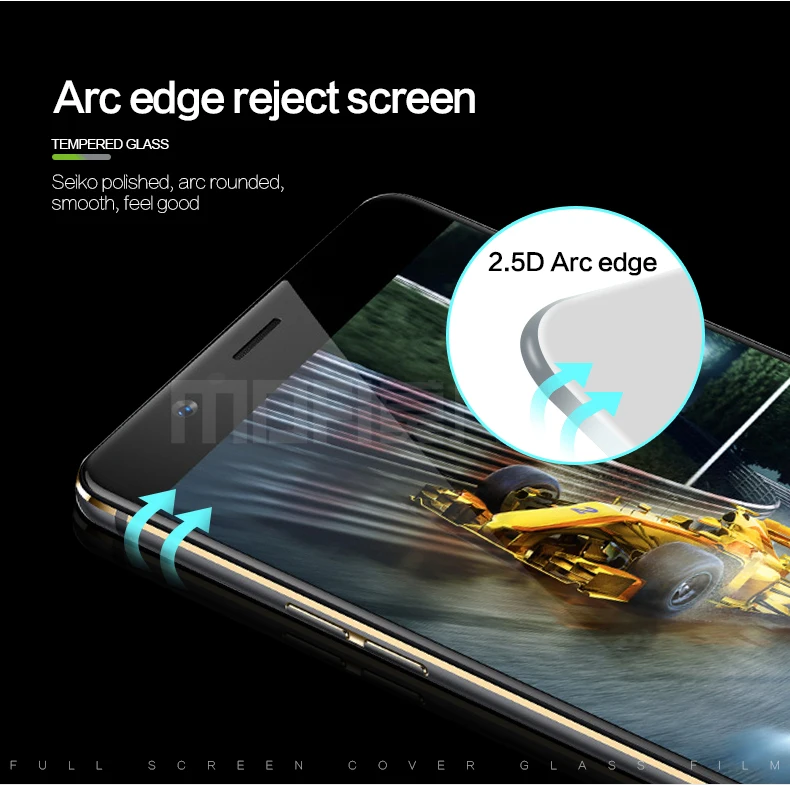 MOFi для zte nubia M2 закаленное стекло 2.5D полное покрытие закаленное стекло пленка для zte M2 nubia 5,5 ''Защитная пленка для экрана