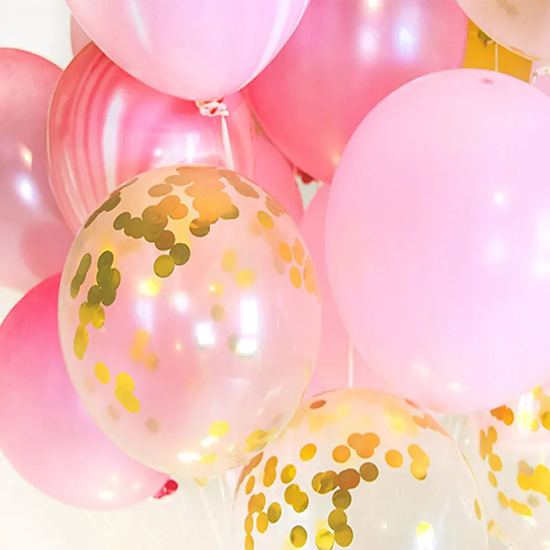 20pcs 12inch Marble Printed Latex Balloons Confetti Balloon Bouquet Valentine's Day Wedding Party Decoration | Дом и сад