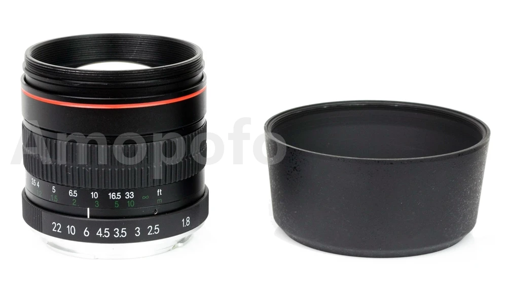 Объектив Amopofo 85 мм F/1 8 для фотокамер Canon EOS EF | Электроника