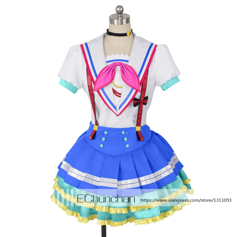 Люблю жить! Солнце! Ruby Kurosawa Косплей Костюм на заказ любой размер |